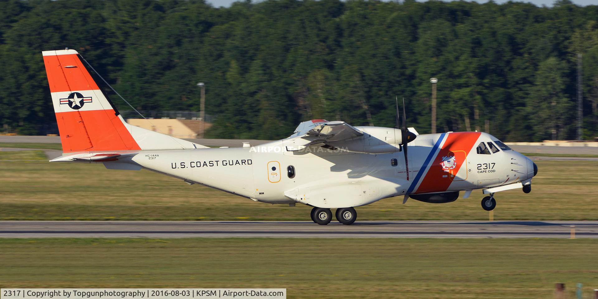 2317, 2014 Airtech HC-144A Ocean Sentry (CN-235M-300) C/N C210, Coast Guard Ocean Sentry landing RW16