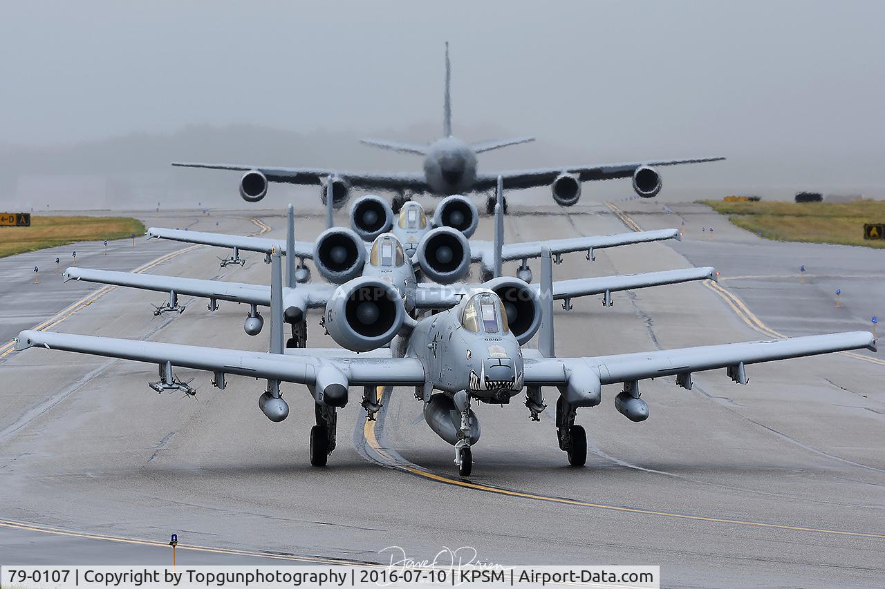 79-0107, 1979 Fairchild Republic A-10C Thunderbolt II C/N A10-0371, MAZDA21 Flight Lead