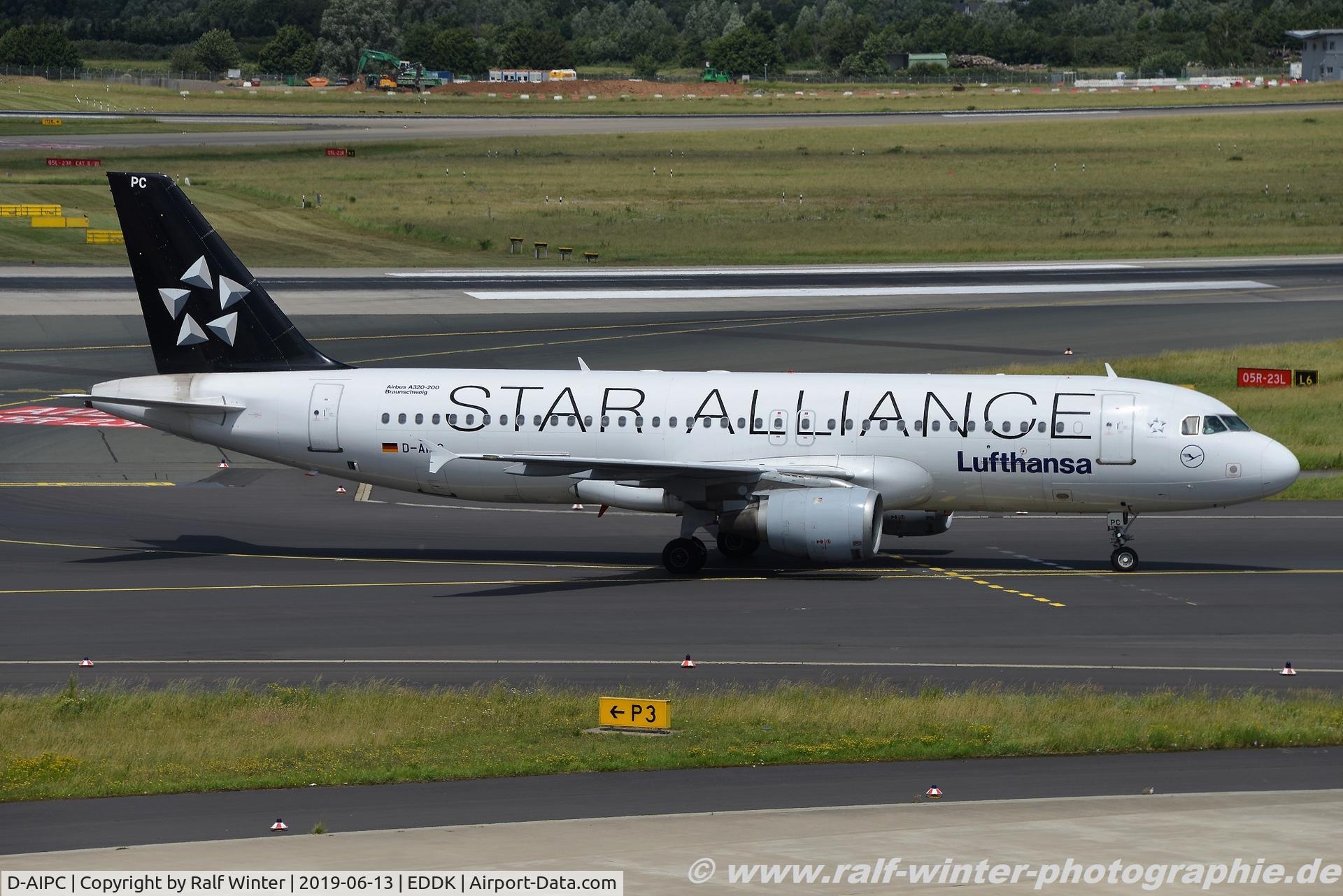 D-AIPC, 1989 Airbus A320-211 C/N 0071, Airbus A320-211 - LH DLH Lufthansa 'Braunschweig' Star Alliance Livery - 71 - D-AIPC - 13.06.2019 - CGN