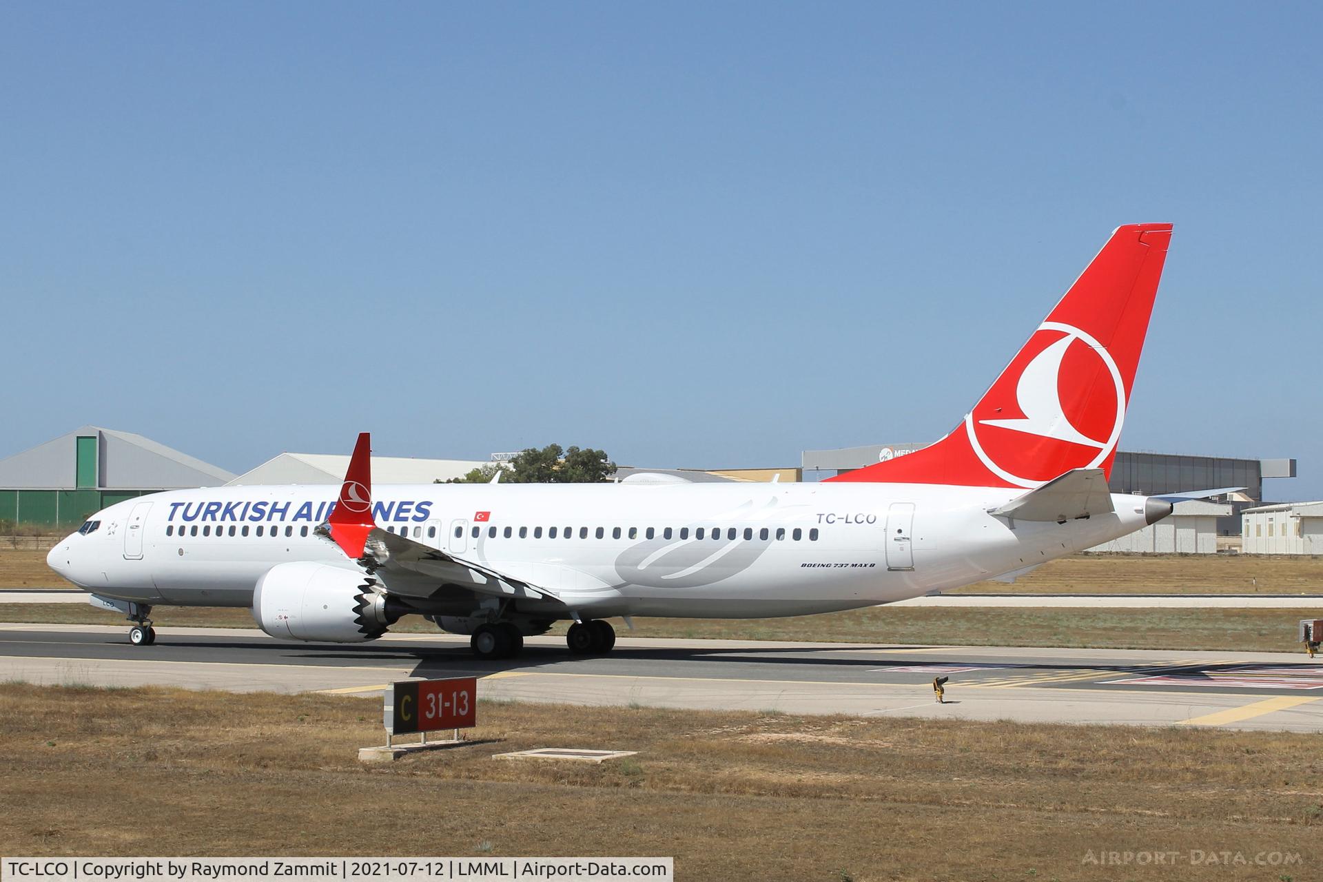 TC-LCO, Boeing 737-8 MAX C/N 60057, B737-8 MAX TC-LCO Turkish Airlines