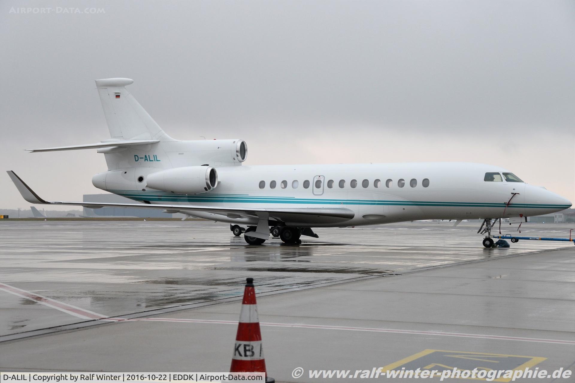 D-ALIL, 2012 Dassault Falcon 7X C/N 179, Dassault Falcon 7X - ADN Aerodienst - 179 - D-ALIL - 22.10.2016 - CGN