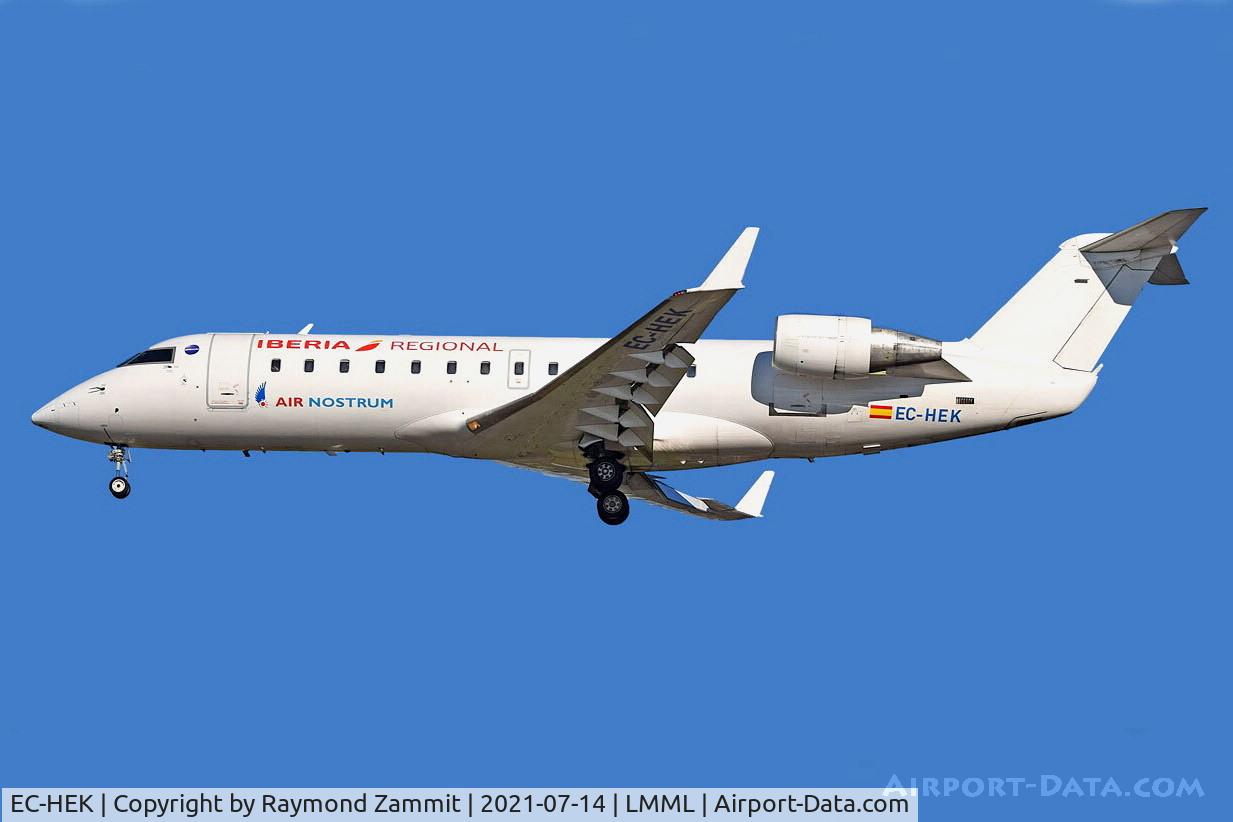 EC-HEK, 1999 Canadair CRJ-200ER (CL-600-2B19) C/N 7320, Canadair CRJ-200ER EC-HEK Air Nostrum