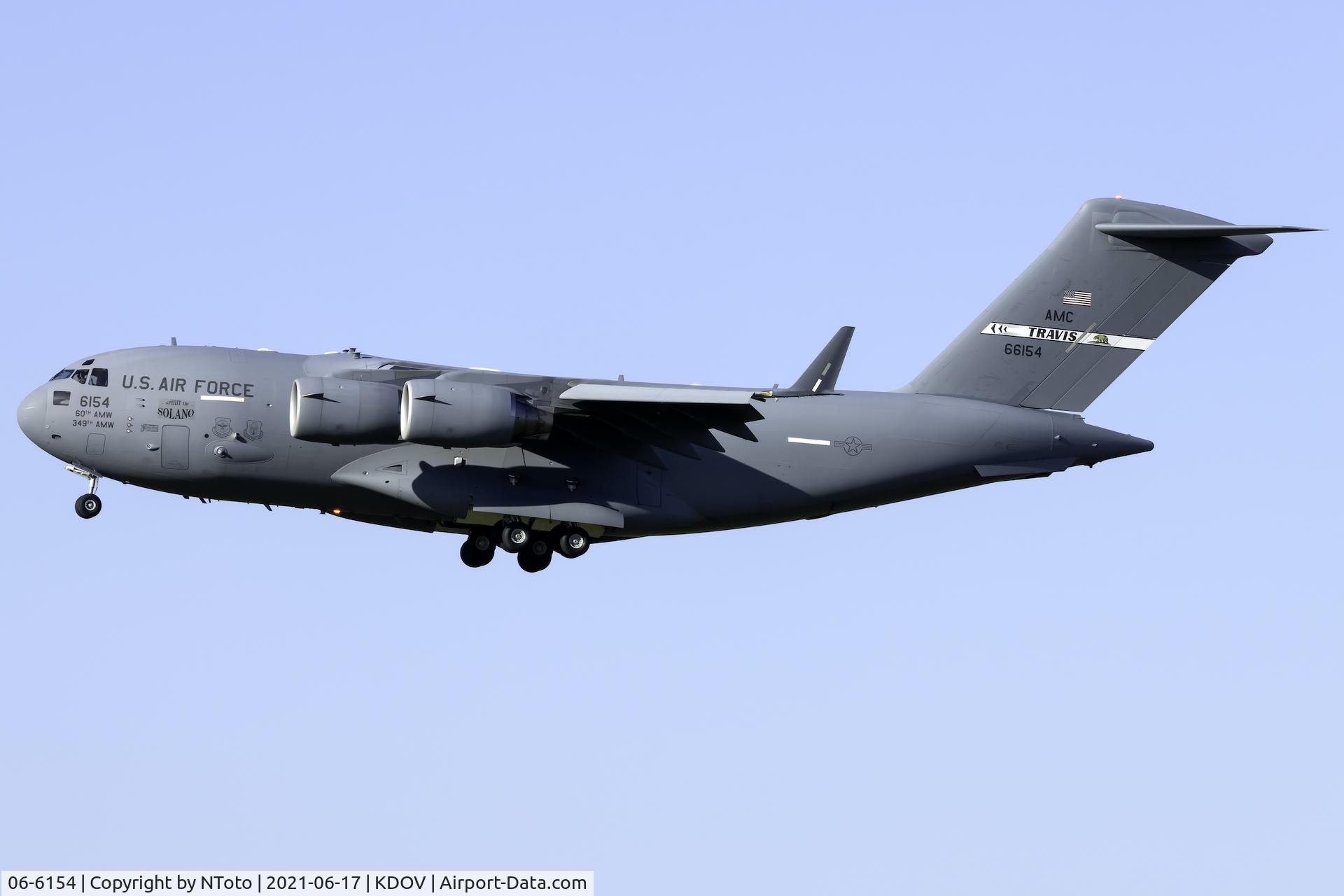 06-6154, 2006 Boeing C-17A Globemaster III C/N P-154, Plane