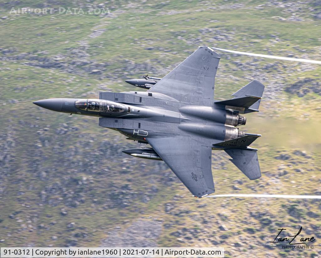 91-0312, 1991 McDonnell Douglas F-15E Strike Eagle C/N 1219/E177, 48th OG boss bird LFA17