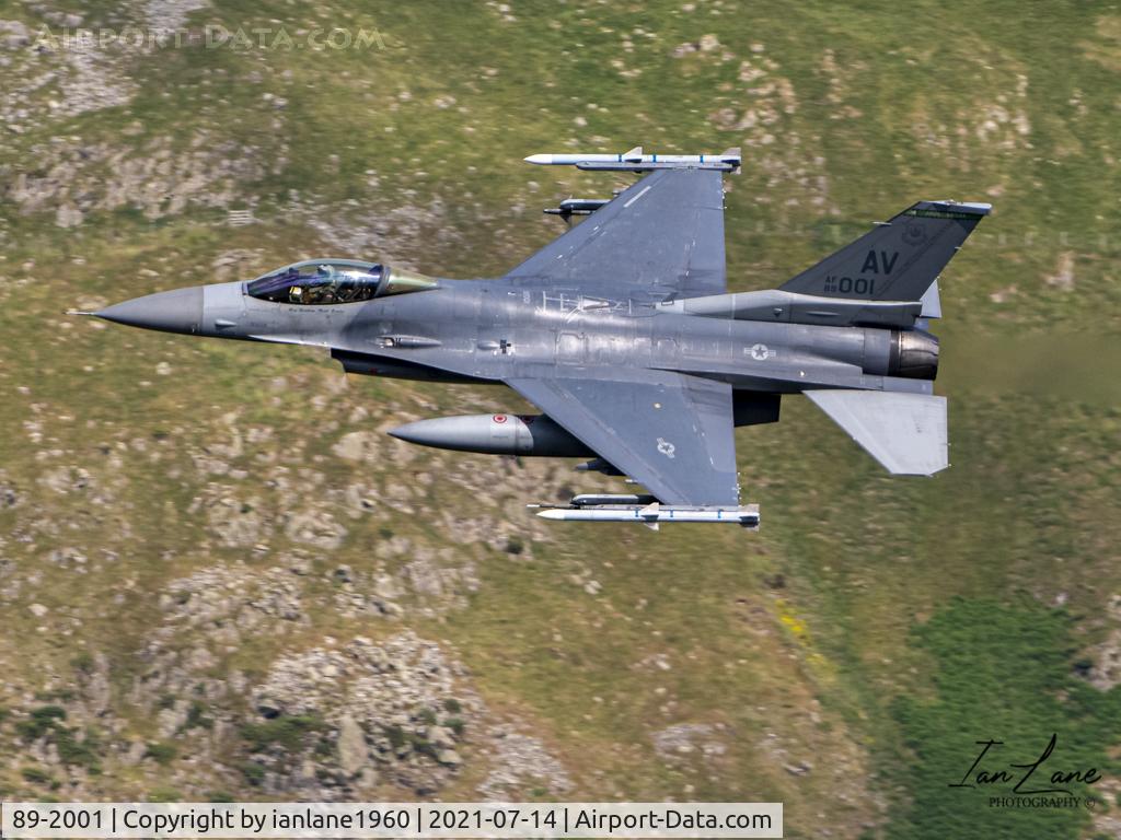 89-2001, 1989 General Dynamics F-16C Fighting Falcon C/N 1C-154, 510th FS Triple Nickel Aviano