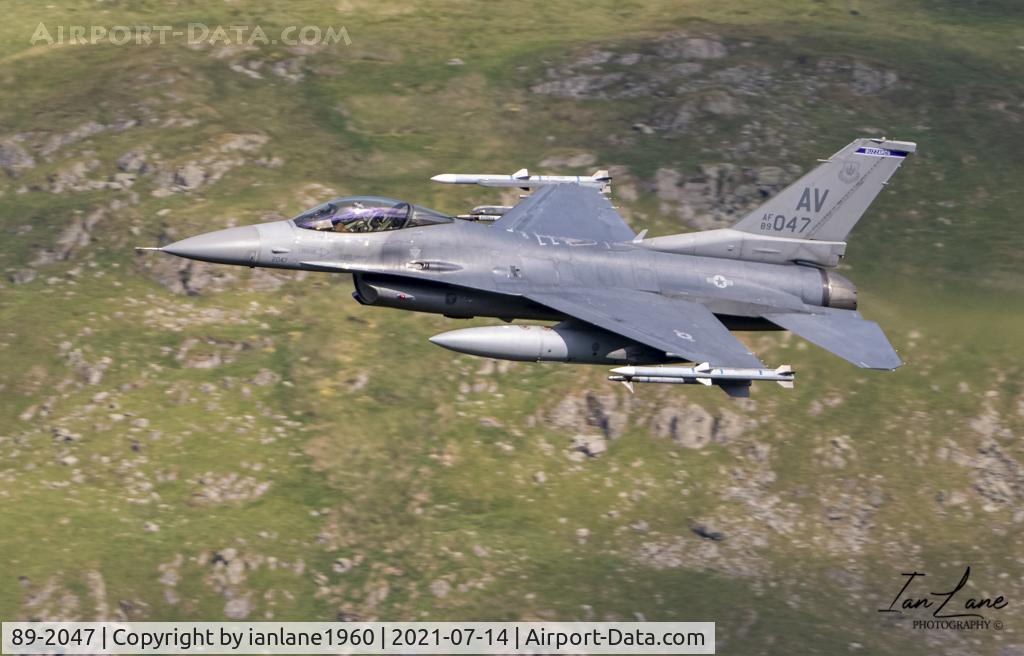 89-2047, 1989 General Dynamics F-16C Fighting Falcon C/N 1C-200, LFA17