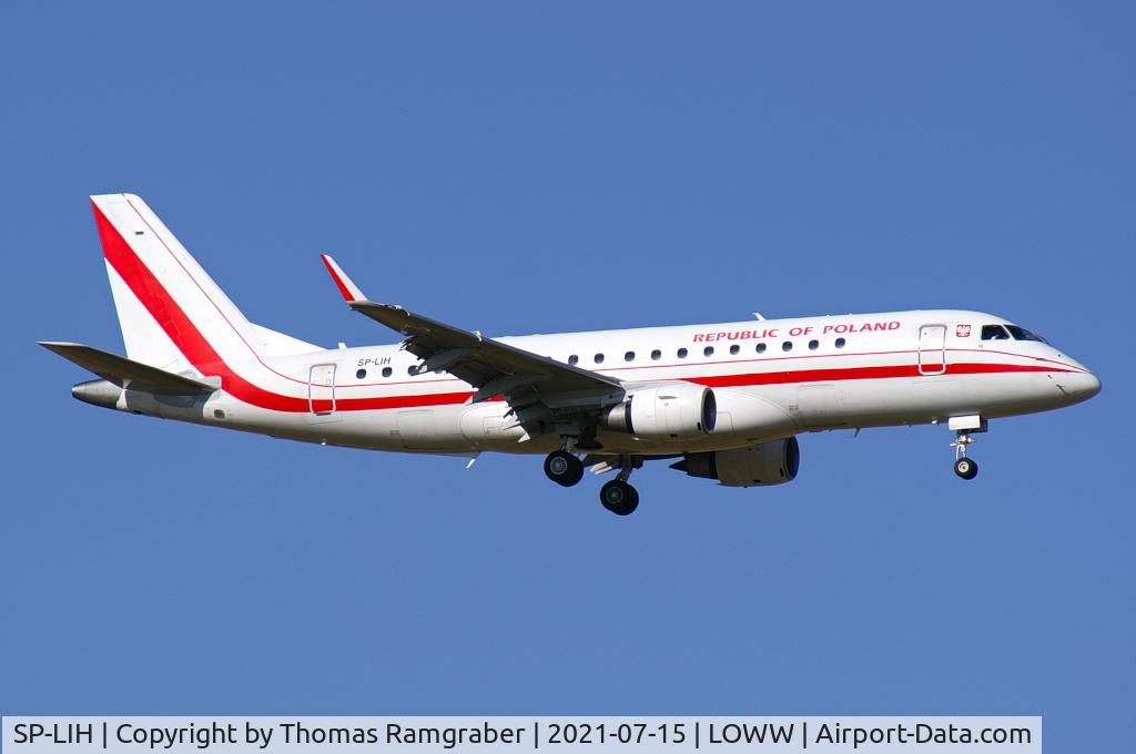 SP-LIH, 2009 Embraer 175LR (ERJ-170-200LR) C/N 17000288, Poland - Government Embraer 175
