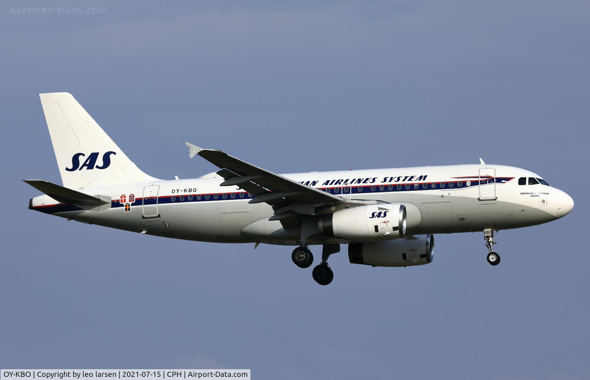 OY-KBO, 2006 Airbus A319-131 C/N 2850, Copenhagen 15.7.2021