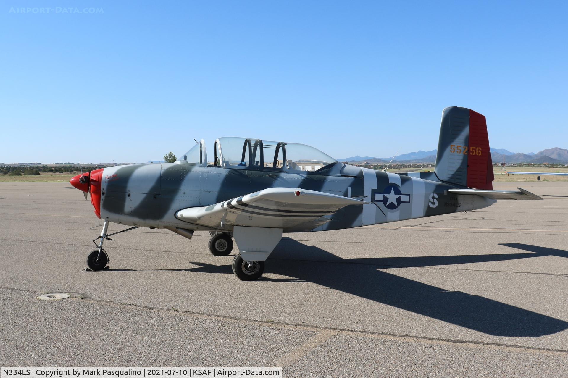 N334LS, 1956 Beech A45 C/N G-813, Beech T-34A