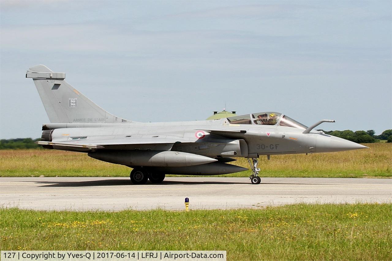 127, Dassault Rafale C C/N 127, Dassault Rafale C, Taxiing to flight line, Landivisiau Naval Air Base (LFRJ) Tiger Meet 2017