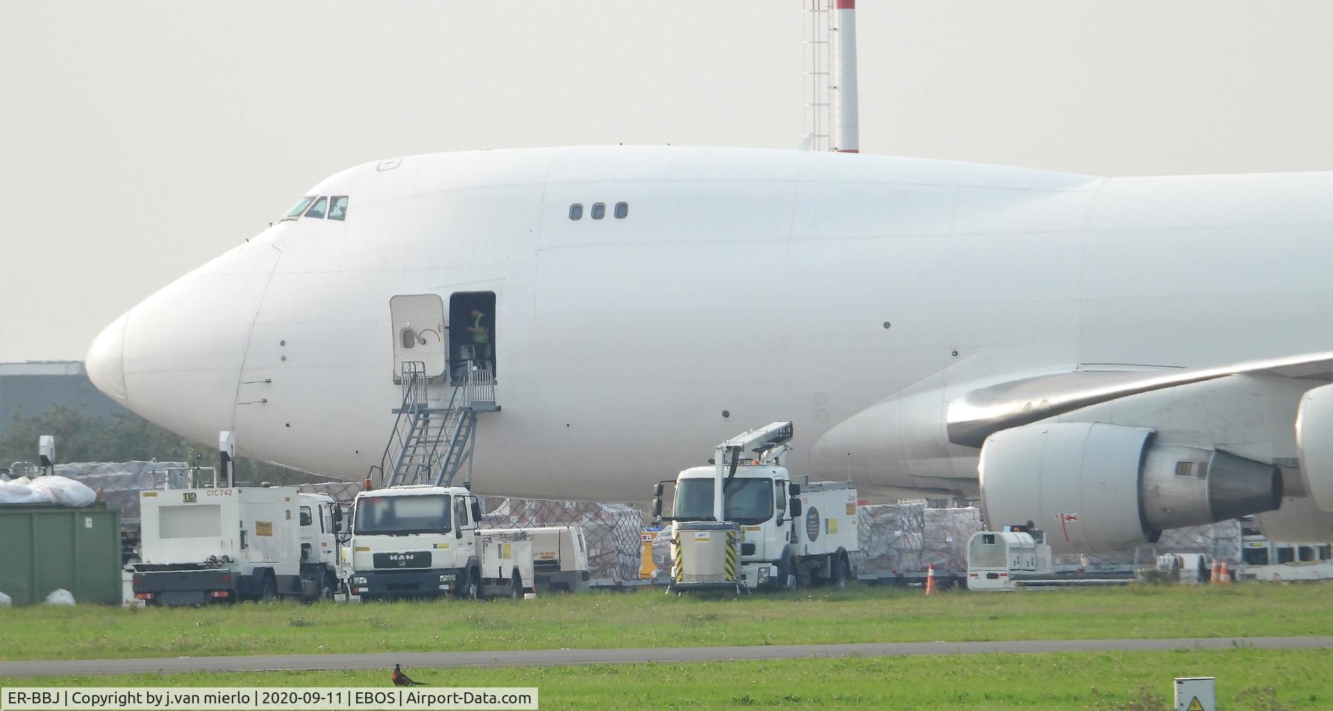 ER-BBJ, 1998 Boeing 747-412F/SCD C/N 26558, Ostend