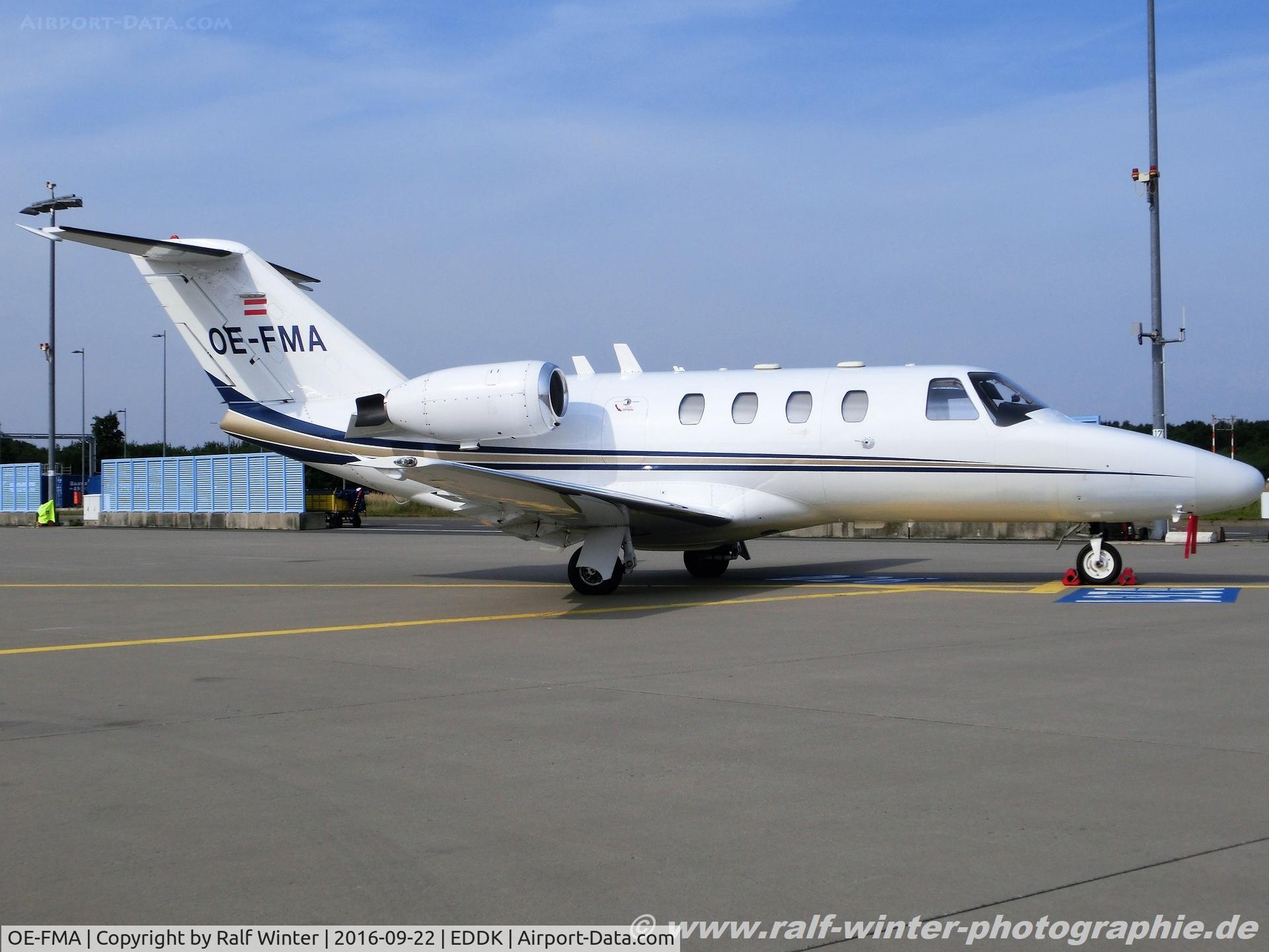 OE-FMA, 1997 Cessna 525 CitationJet C/N 525-0188, Cessna 525 CitationJet - JAR Airlink - 525-0188 - OE-FMA - 22.09.2016 - CGN