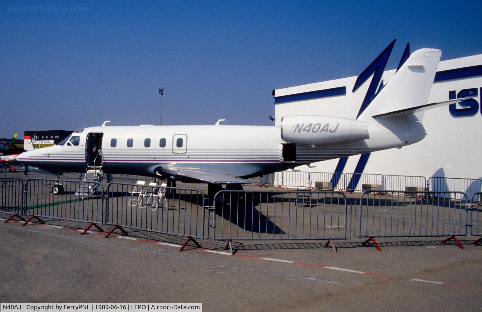 N40AJ, 1989 Israel Aircraft Industries 1125 Astra C/N 31, Astra Jet Corporation 1125 demo