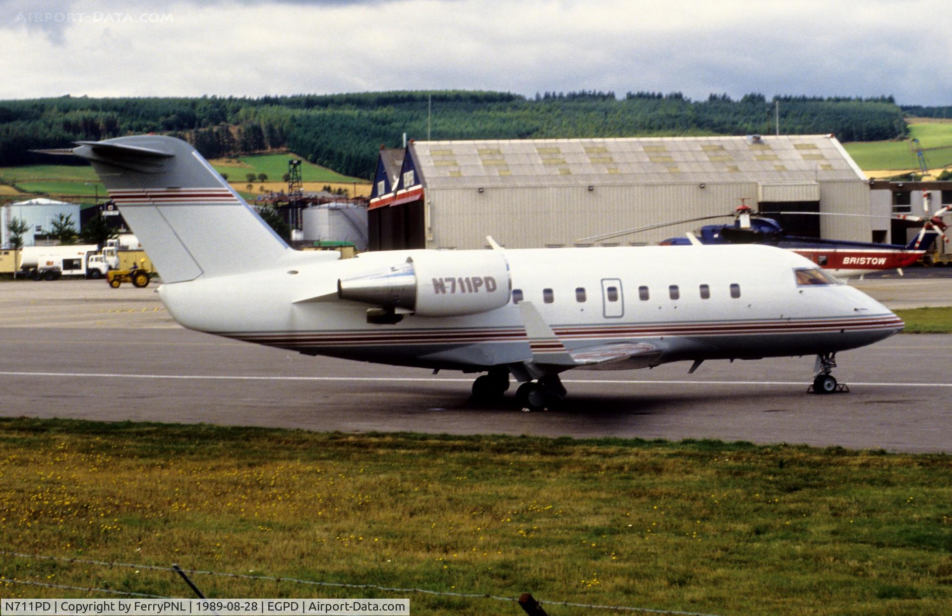 N711PD, 1987 Canadair Challenger 601-3A C/N 5013, Paul L. Deutz Jr CL601