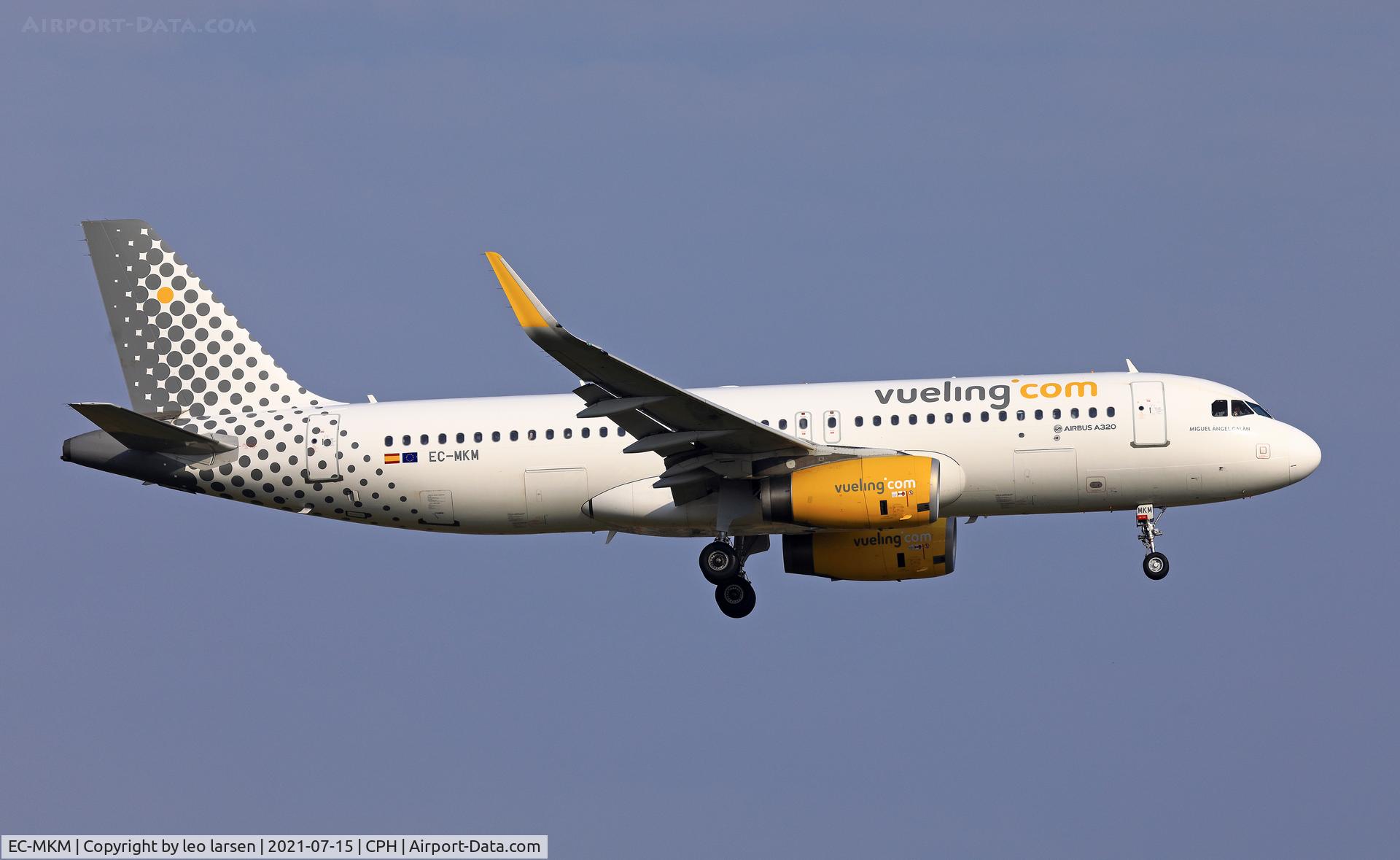 EC-MKM, 2016 Airbus A320-232 C/N 7017, Copenhagen 15.7.2021