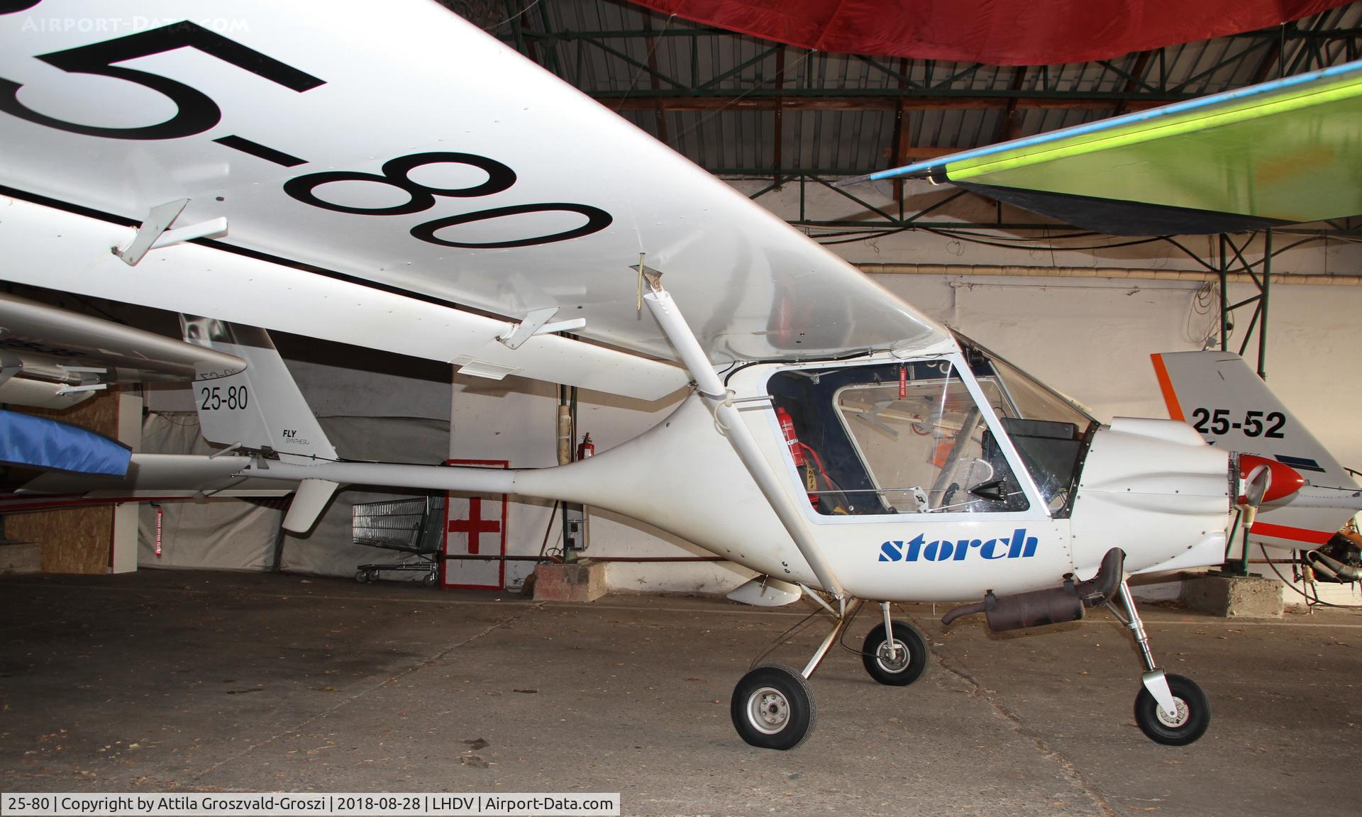 25-80, 1995 Fly Synthesis Storch C/N 052, LHDV - Dunaújváros-Kisapostag Airport, Hungary