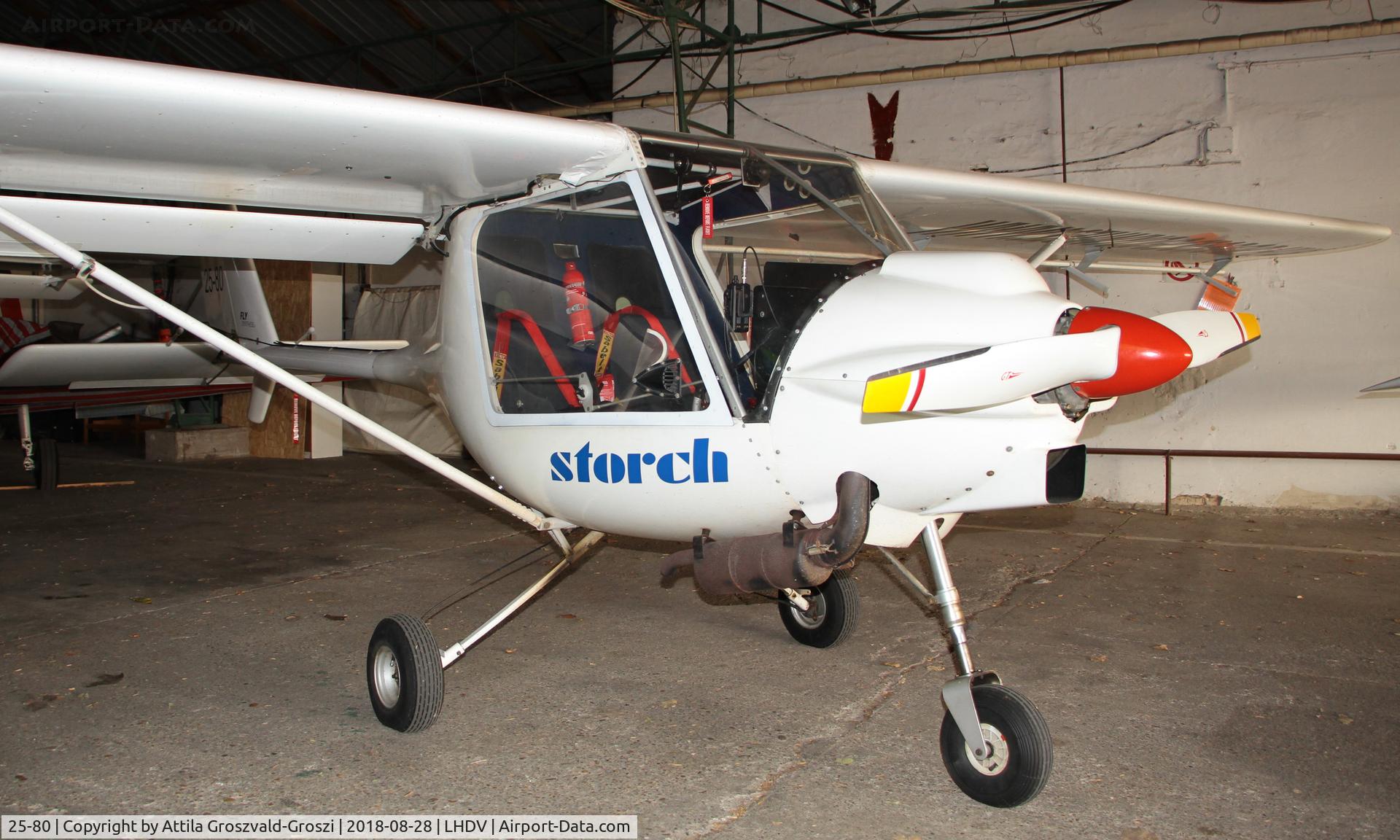25-80, 1995 Fly Synthesis Storch C/N 052, LHDV - Dunaújváros-Kisapostag Airport, Hungary