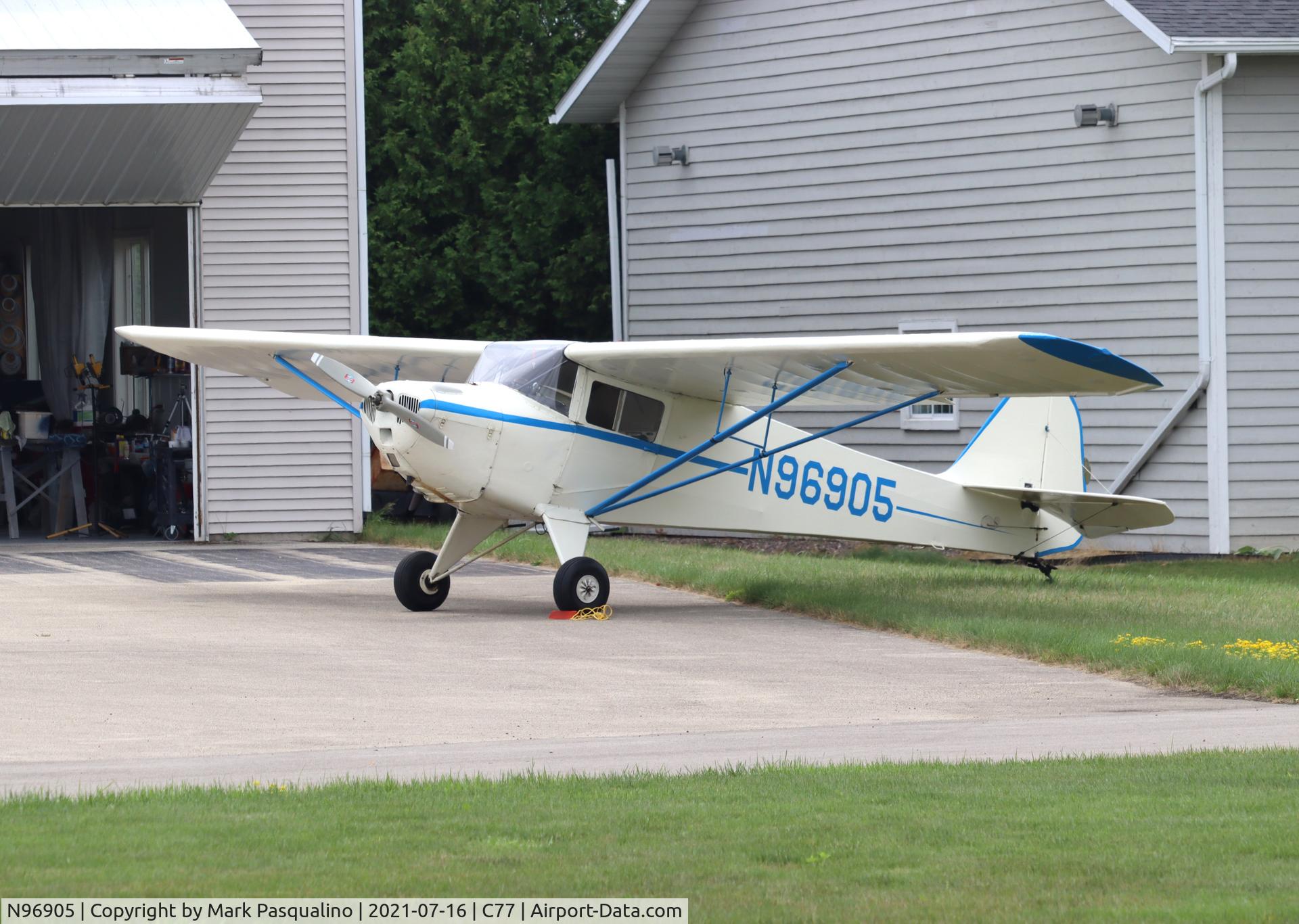 N96905, 1946 Taylorcraft BC12-D C/N 9205, Taylorcraft BC12-D