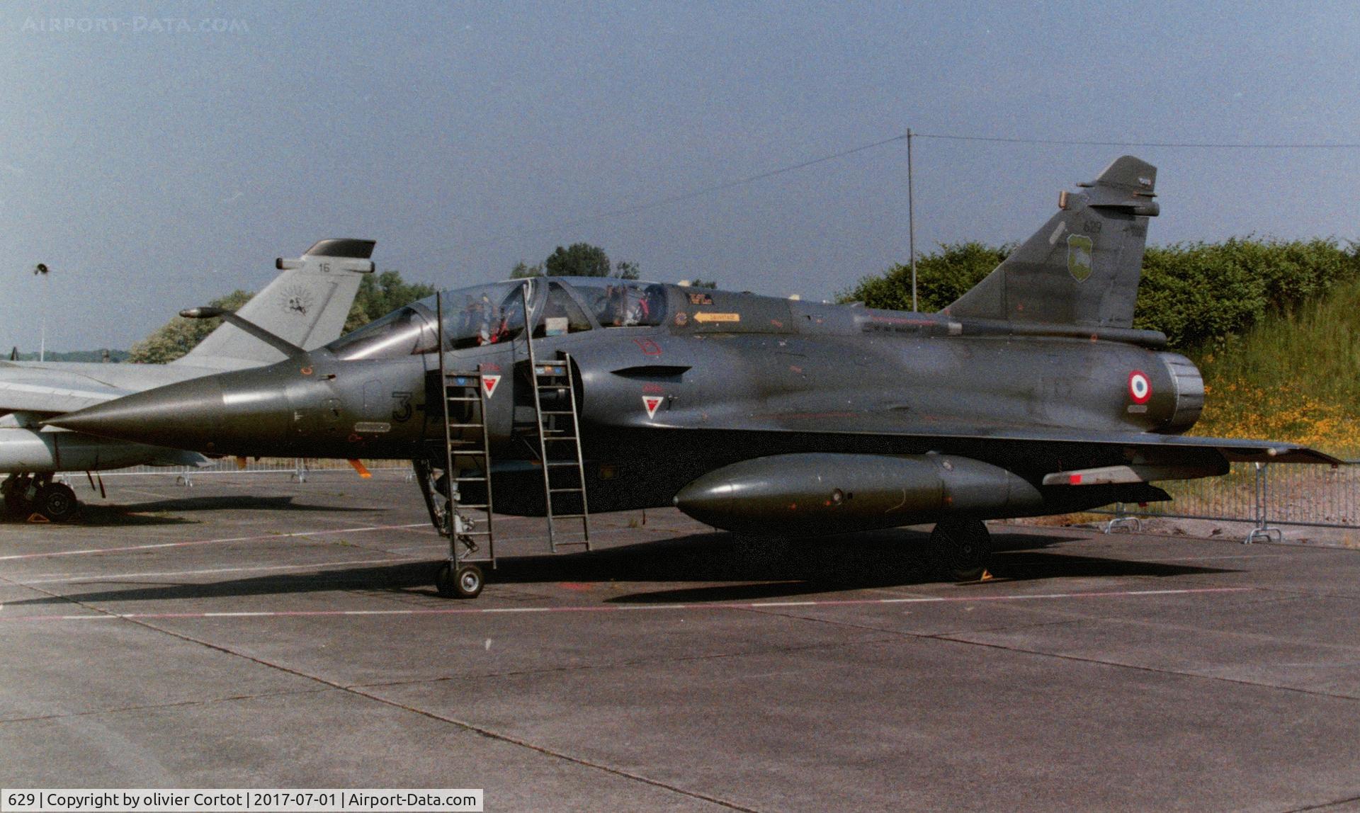 629, Dassault Mirage 2000D C/N 431, with the 3rd wing, Luxeuil airshow 1998