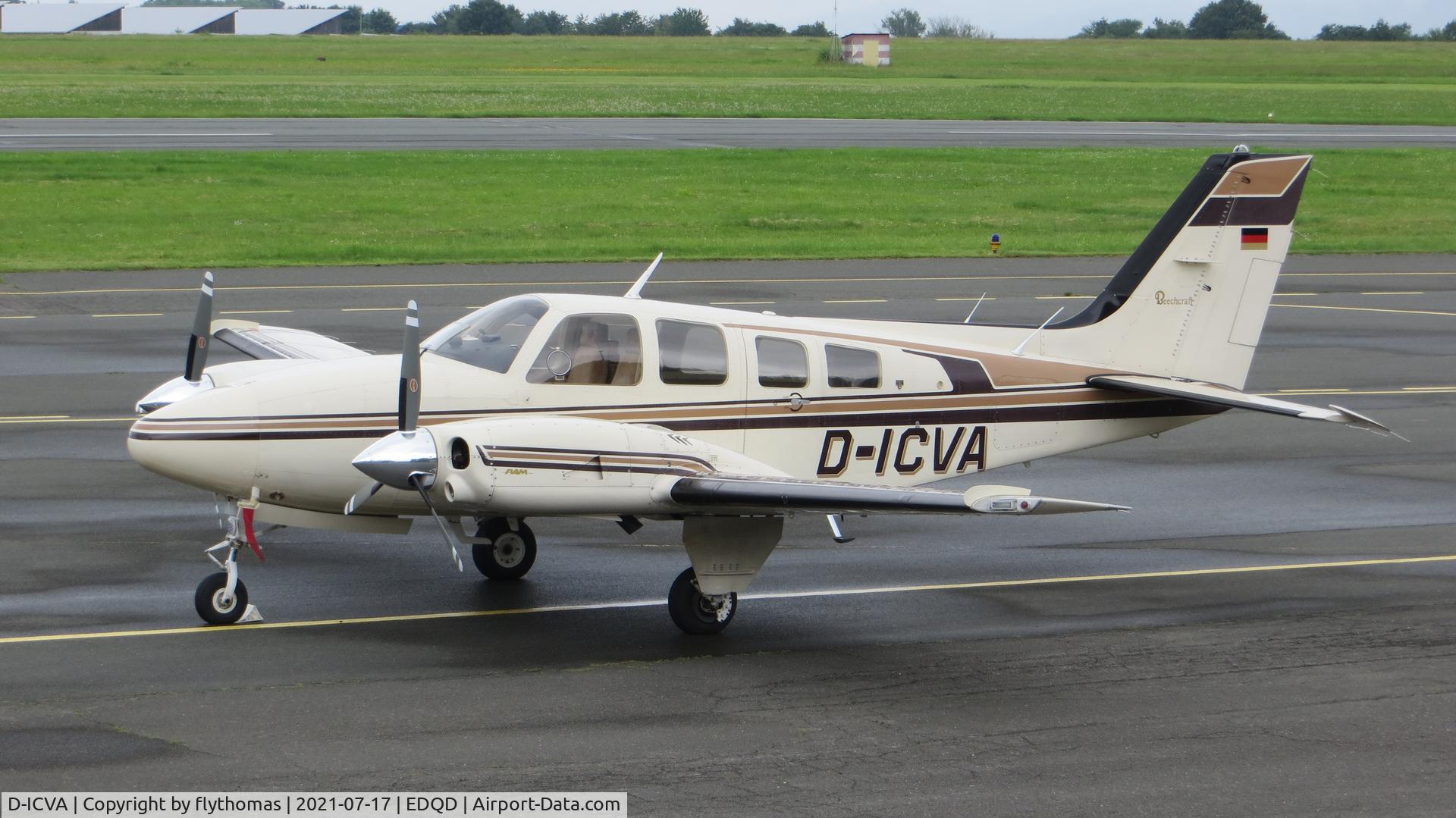 D-ICVA, 1982 Beech 58P Baron C/N TJ-422, D-ICVA Bayreuth Airport