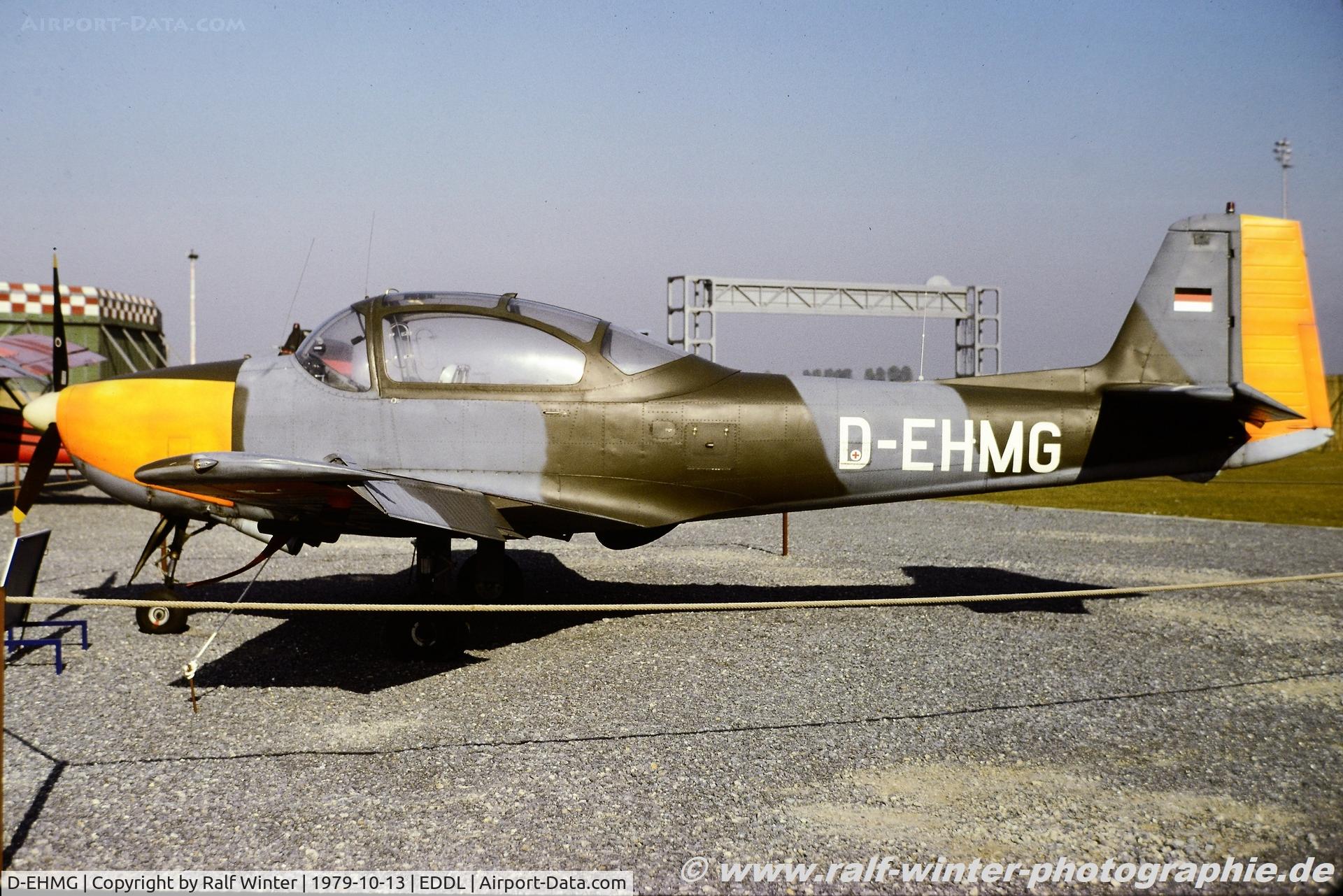 D-EHMG, 1958 Piaggio P-149D C/N 320, Piaggio FWP-149D - Air Classic Collection - 320 - D-EHMG - 13.10.1979 - DUS