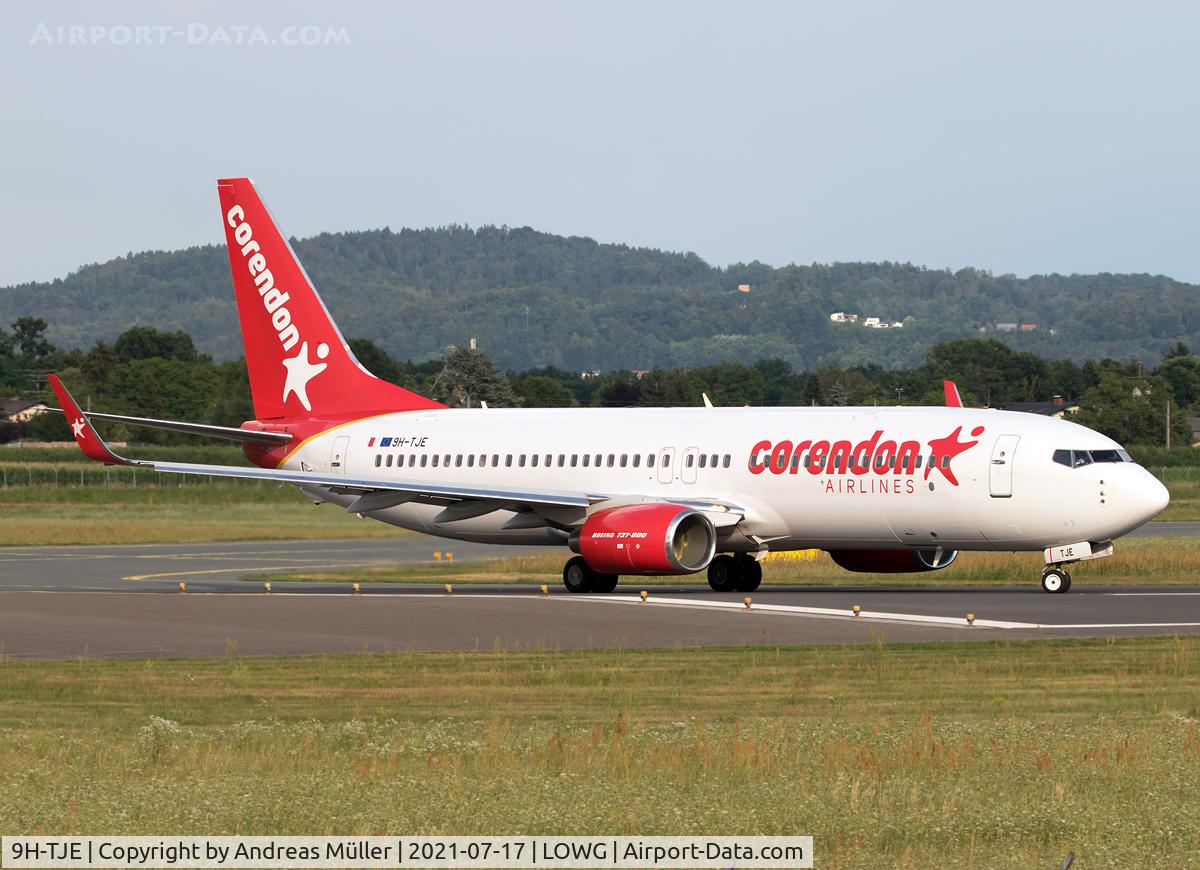 9H-TJE, 2007 Boeing 737-85R C/N 35106, Departure to Heraklion.