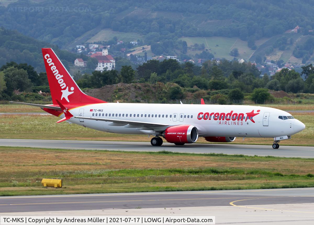 TC-MKS, 2018 Boeing 737-8 MAX C/N 64936, Arrived from Antalya.