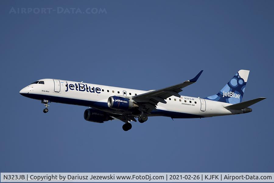 N323JB, Embraer ERJ-190-100 IGW 190AR C/N 19000384, Embraer ERJ-190AR 
