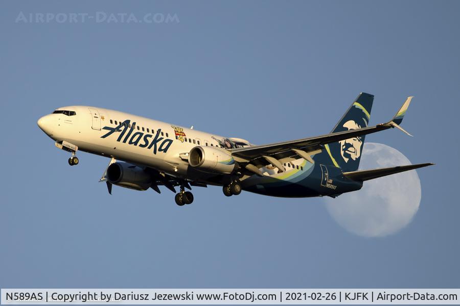 N589AS, 2007 Boeing 737-890 C/N 35686, Boeing 737-890 - Alaska Airlines  C/N 35686, N589AS