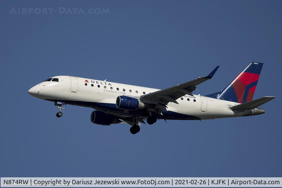 N874RW, 2006 Embraer 170SU (ERJ-170-100SU) C/N 17000148, Embraer ERJ-170-100SU- Delta Connection (Republic Airlines)  C/N 17000148, N874RW