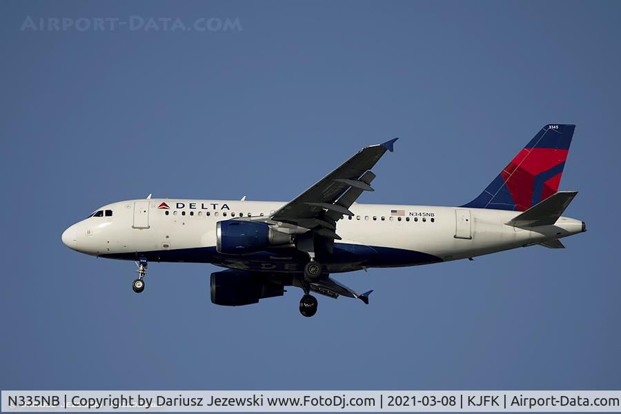 N335NB, 2002 Airbus A319-114 C/N 1662, Airbus A319-114 - Delta Air Lines  C/N 1662, N335NB