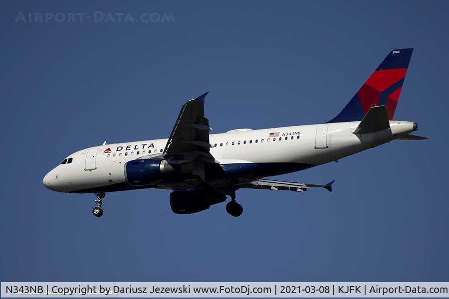 N343NB, 2002 Airbus A319-114 C/N 1752, Airbus A319-114 - Delta Air Lines  C/N 1752, N343NB