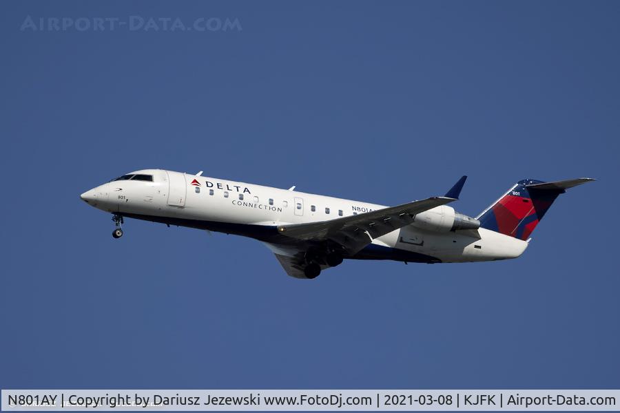 N801AY, 2004 Bombardier CRJ-200ER (CL-600-2B19) C/N 8001, Bombardier CRJ-200LR (CL-600-2B19) - Delta Connection (Endeavor Air)  C/N 8001, N801AY