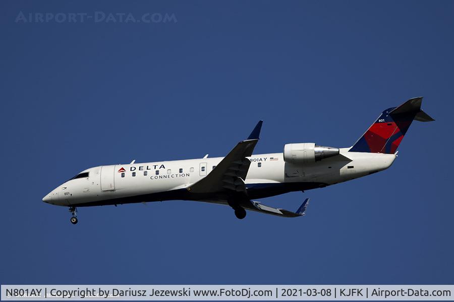 N801AY, 2004 Bombardier CRJ-200ER (CL-600-2B19) C/N 8001, Bombardier CRJ-200LR (CL-600-2B19) - Delta Connection (Endeavor Air)  C/N 8001, N801AY