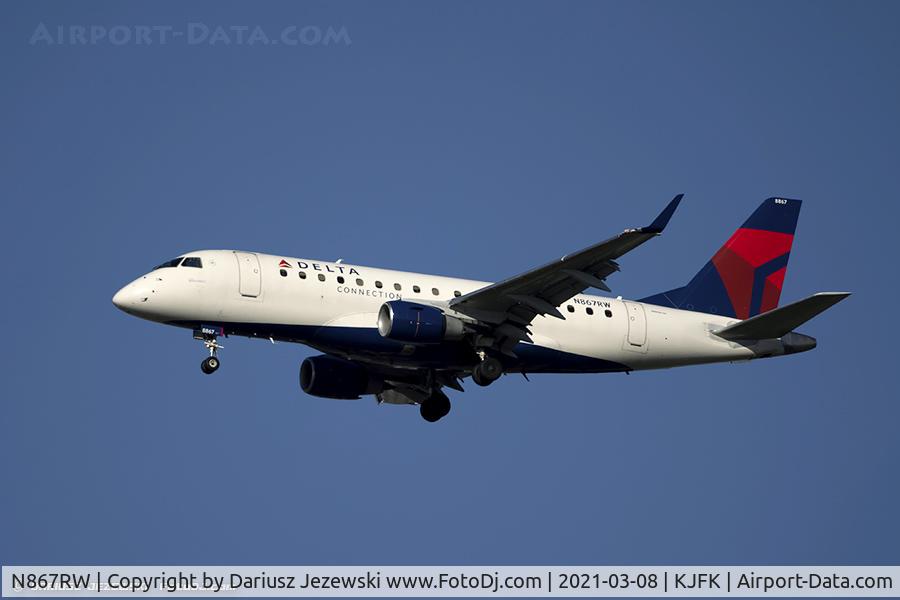 N867RW, 2006 Embraer 170SE (ERJ-170-100SE) C/N 17000130, Embraer ERJ-170-100SE- Delta Connection (Shuttle America)   C/N 17000130, N867RW