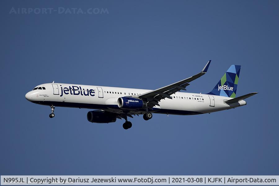 N995JL, 2018 Airbus A321-231 C/N 8293, Airbus A321-231(WL) 
