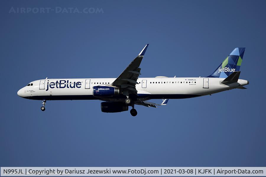 N995JL, 2018 Airbus A321-231 C/N 8293, Airbus A321-231(WL) 