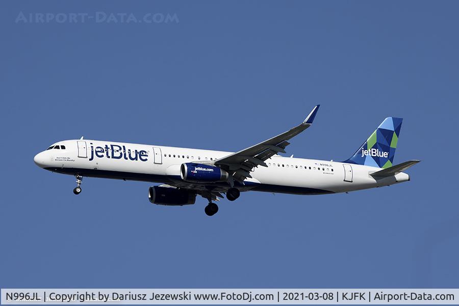 N996JL, 2018 Airbus A321-231 C/N 8342, Airbus A321-231(WL) 