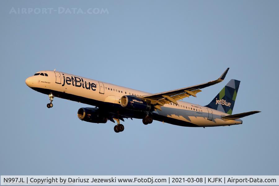 N997JL, 2018 Airbus A321-231 C/N 8473, Airbus A321-231 