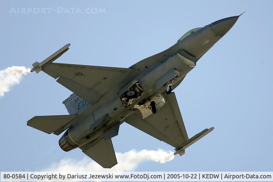 80-0584, General Dynamics F-16A Fighting Falcon C/N 61-305, F-16A Fighting Falcon 80-0584 ED from 416th FLTS 