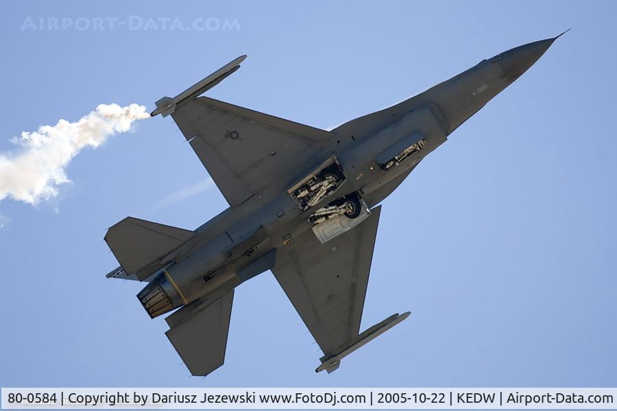 80-0584, General Dynamics F-16A Fighting Falcon C/N 61-305, F-16A Fighting Falcon 80-0584 ED from 416th FLTS 