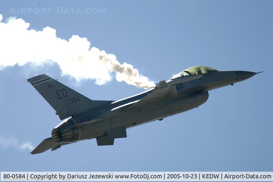 80-0584, General Dynamics F-16A Fighting Falcon C/N 61-305, F-16A Fighting Falcon 80-0584 ED from 416th FLTS 