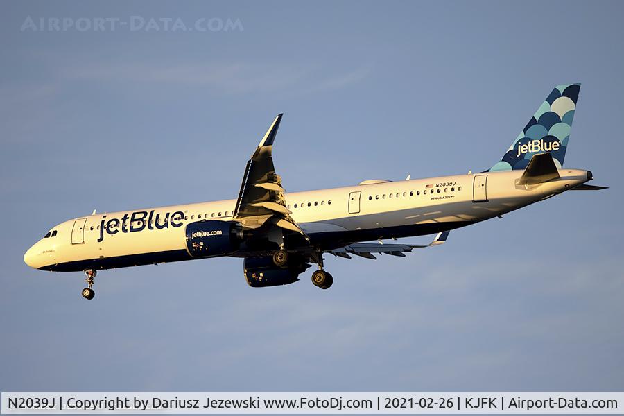 N2039J, 2020 Airbus A321-271NX C/N 9016, Airbus A321-271NX 