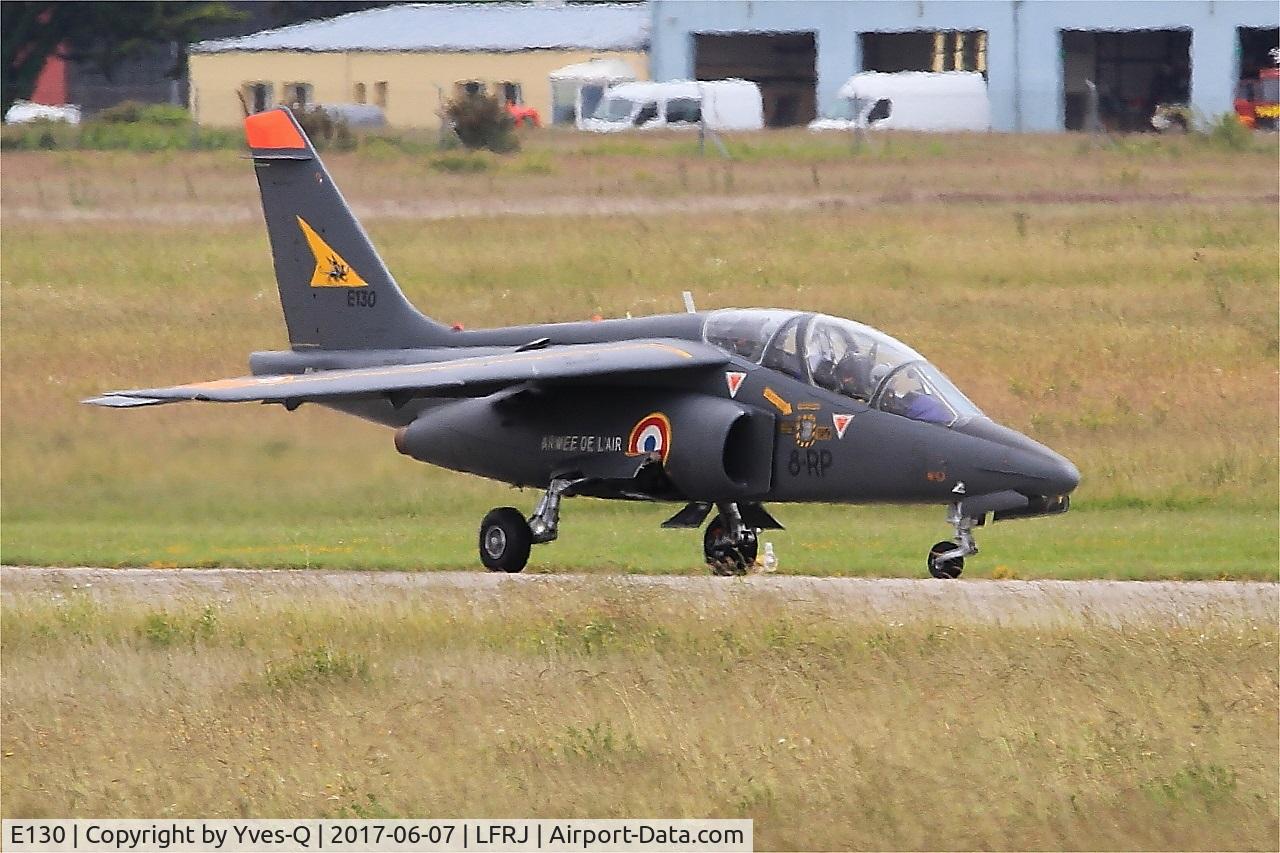 E130, Dassault-Dornier Alpha Jet E C/N E130, Dassault-Dornier Alpha Jet E, Taxiing, Landivisiau naval Air Base (LFRJ)