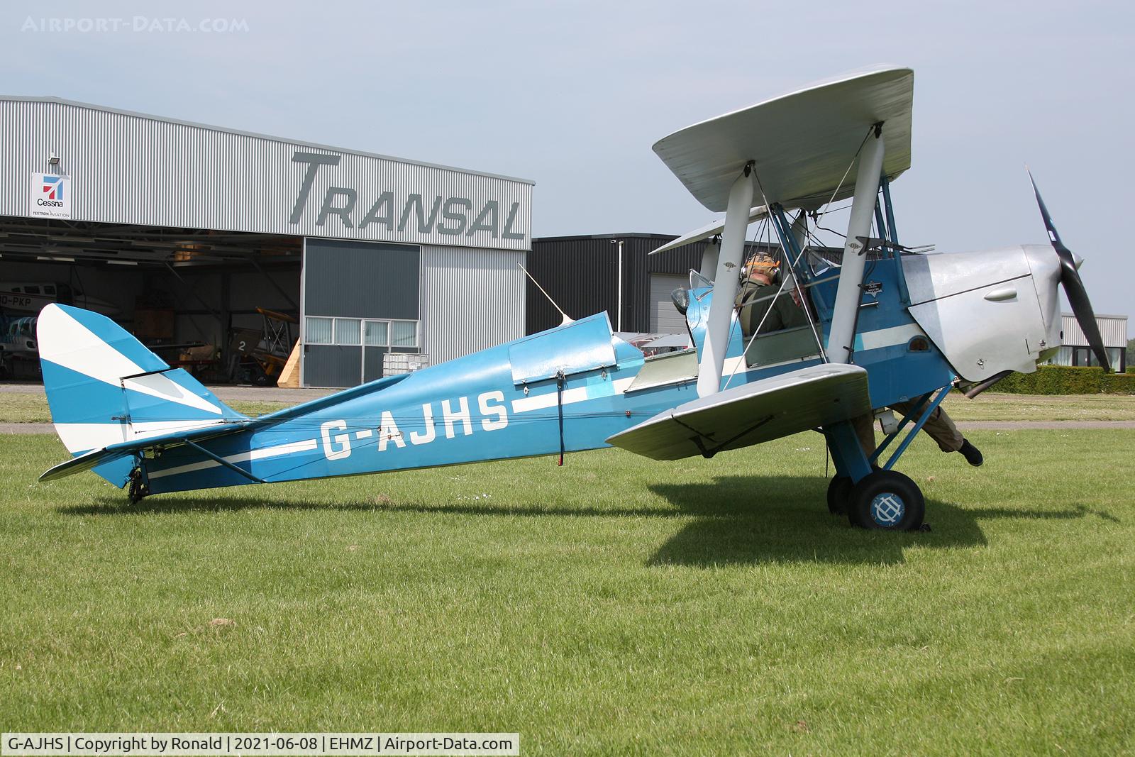 G-AJHS, 1941 De Havilland DH-82A Tiger Moth II C/N 82121, at ehmz