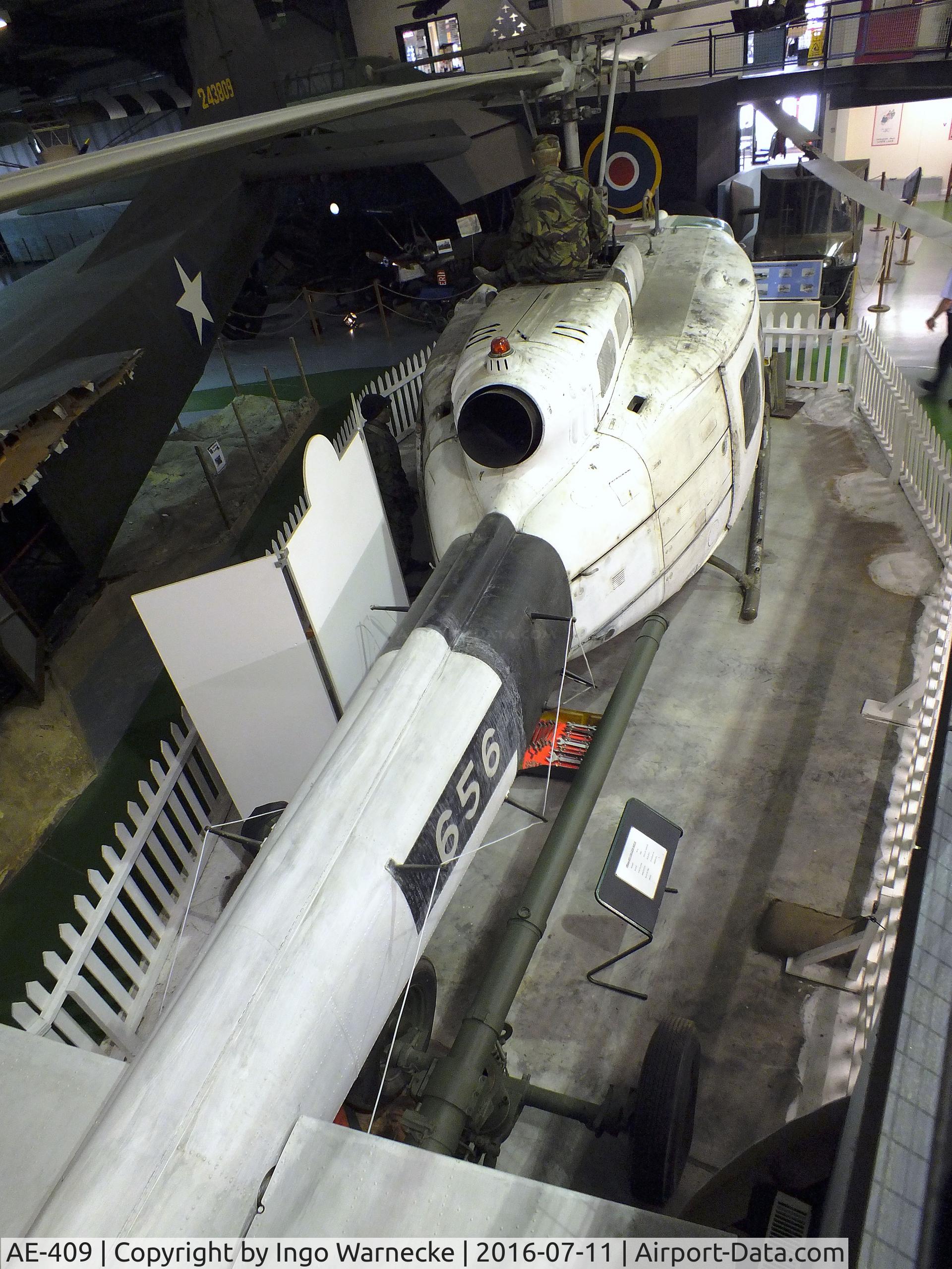 AE-409, 1972 Bell UH-1H Iroquois C/N 13205, Bell UH-1H Iroquois at the Museum of Army Flying, Middle Wallop