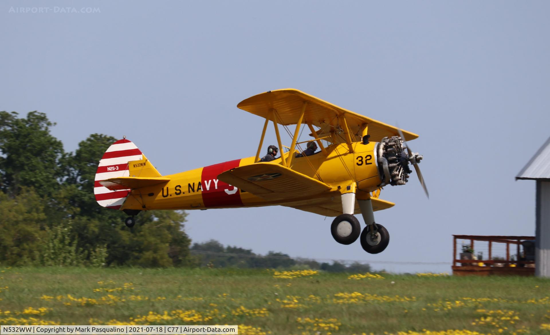 N532WW, 1941 Boeing A75N1(PT17) C/N 75-1486, Stearman
