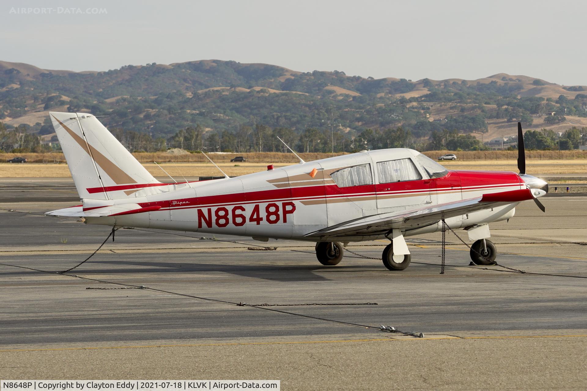 N8648P, 1964 Piper PA-24-260 Comanche C/N 24-4091, Livermore Airport California 2021.