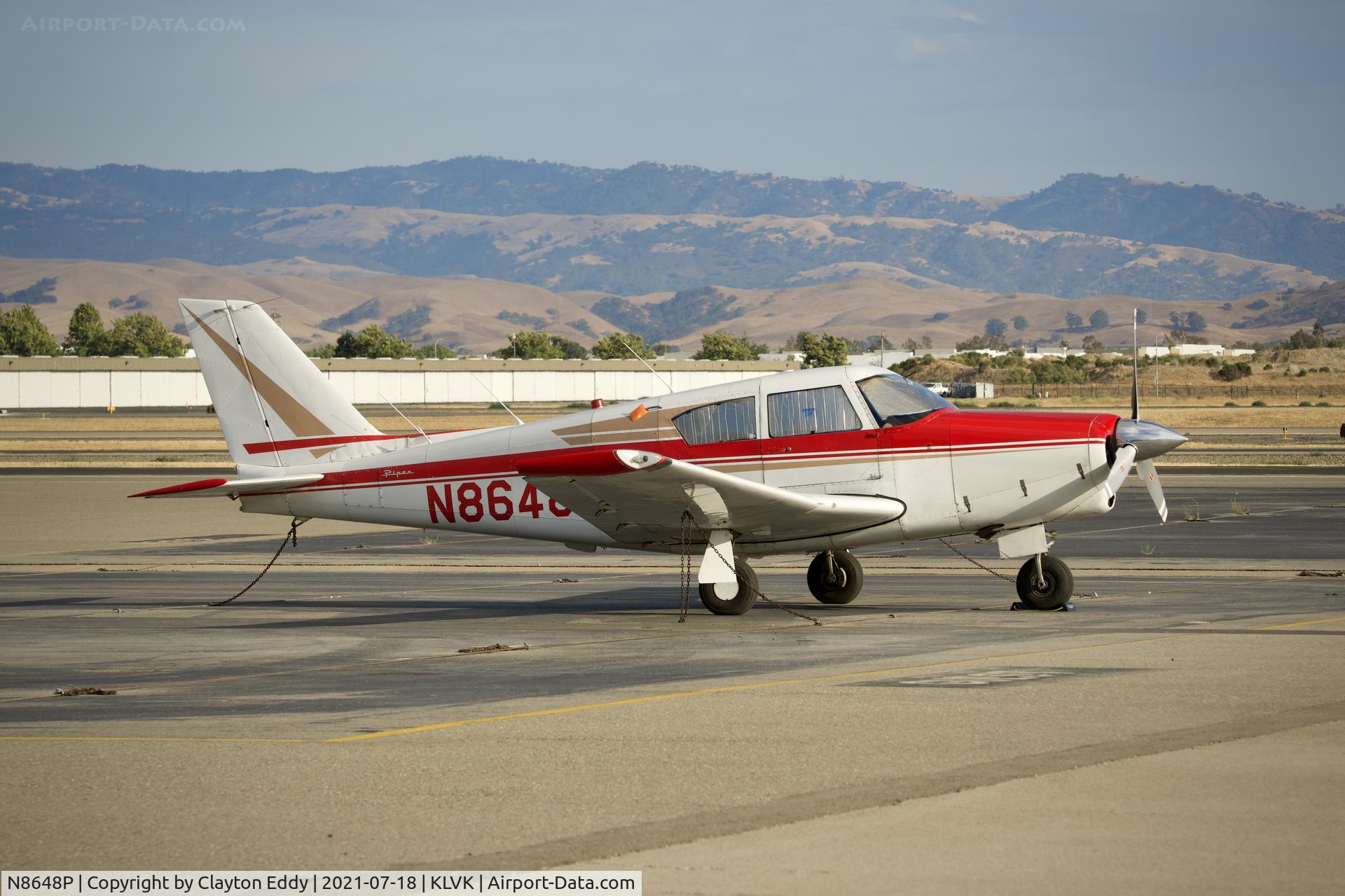 N8648P, 1964 Piper PA-24-260 Comanche C/N 24-4091, Livermore Airport California 2021.