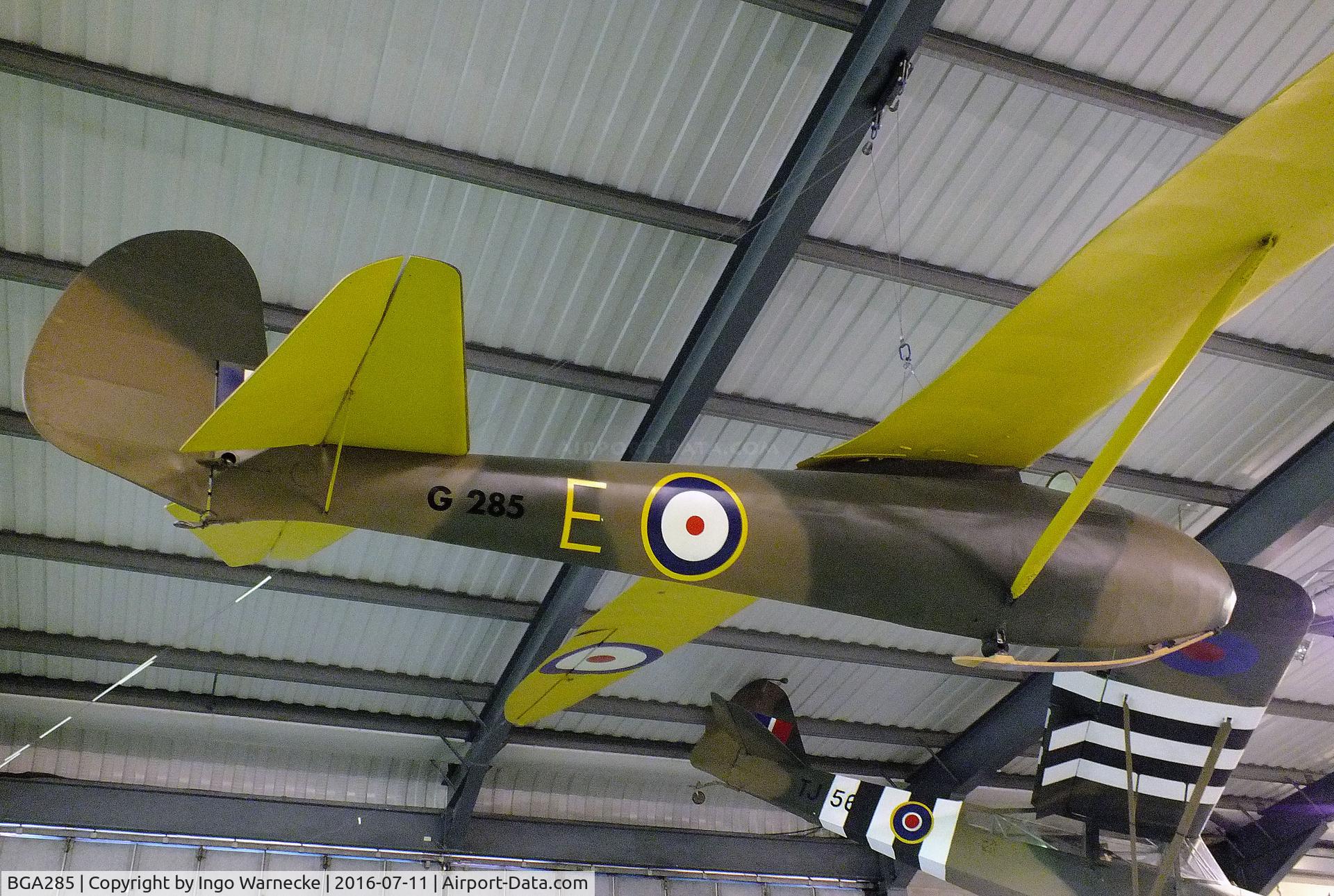 BGA285, 1936 Slingsby T-6 Kite 1 C/N 247A, Slingsby T-6 Kite 1 at the Museum of Army Flying, Middle Wallop